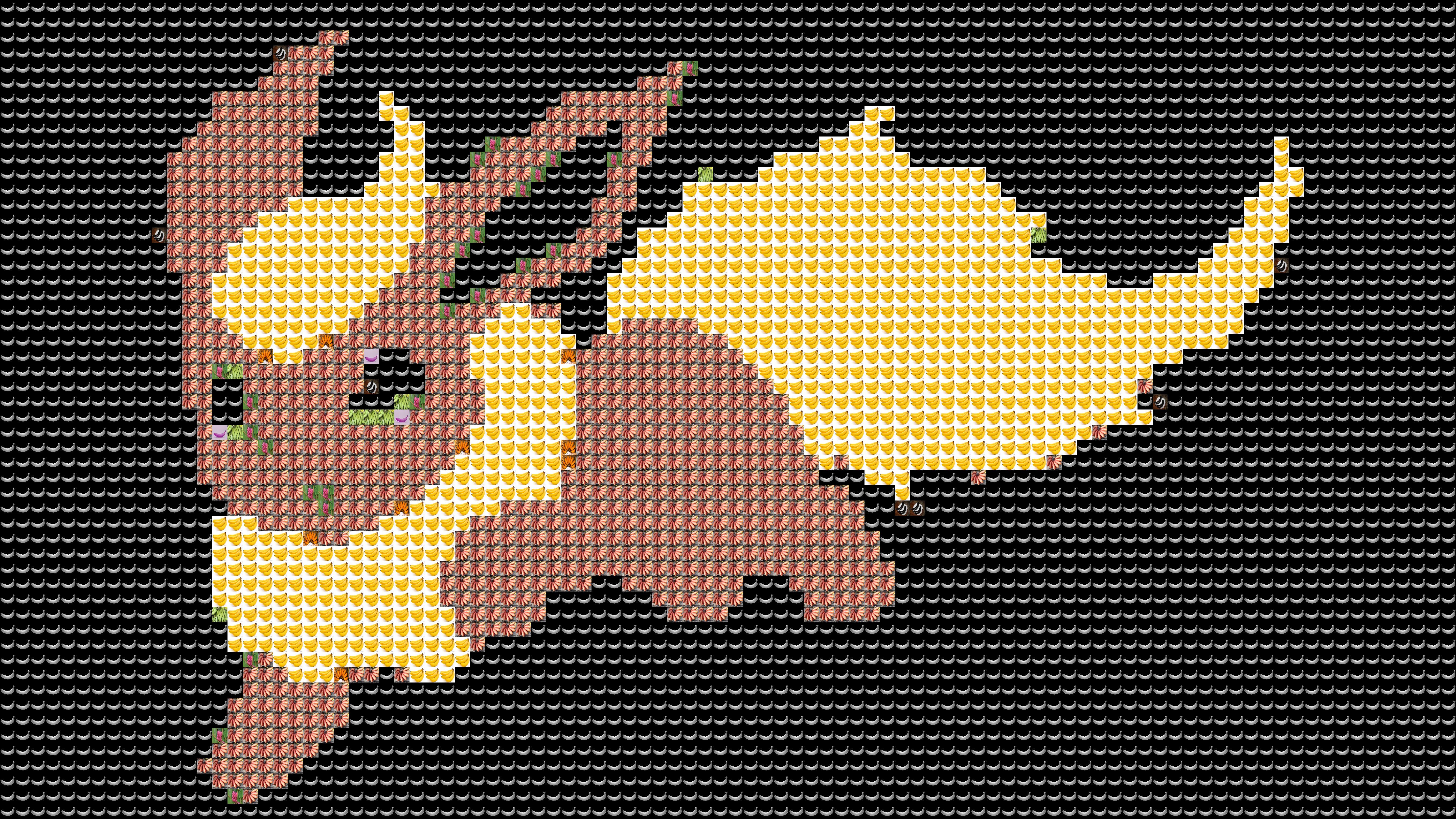 Flareon made out of bananas